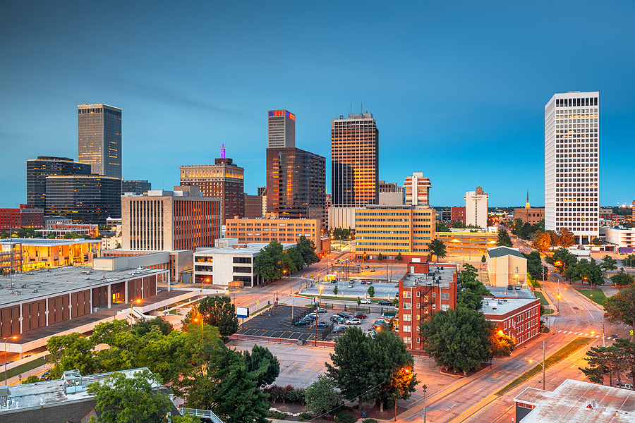 Downtown Tulsa, Oklahoma. Tulsa scanning service provides document scanning, shredding, medical records scanning, and storage. Call for a free quote today